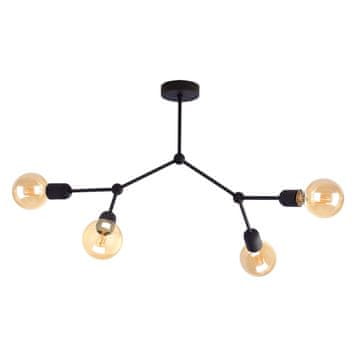 GH Stropna lampa 4xE27 ACRO CRNA