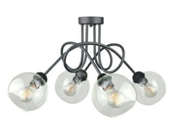 GH Stropna lampa 4xE27 EVIE CRNA