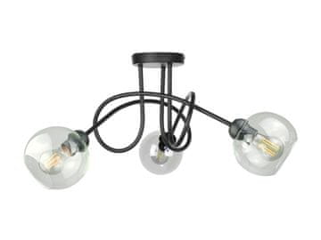 GH Stropna lampa 3xE27 EVIE CRNA