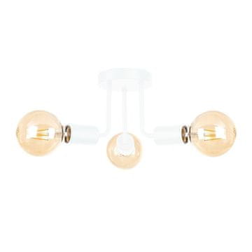 GH Stropna lampa 3xE27 LUNA BIJELA