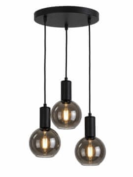 GH Viseća lampa 3xE27 SUPRA CRNA