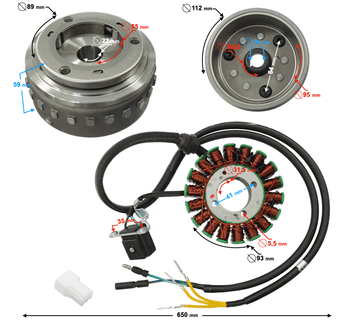 Moretti Bijele kabelske vezice 2,5 × 100 mm 100 kom AMIO-04306