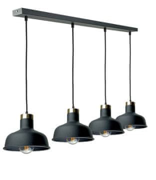 GH Viseća lampa 4xE27 HEBE CRNA