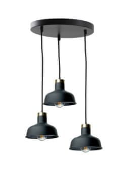 GH Viseća lampa 3xE27 HEBE CRNA
