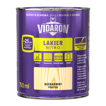 Vidaron nitro lak 0,75 l, sjaj