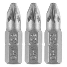 PZ2 x 25 mm bitovi, 3 kom.