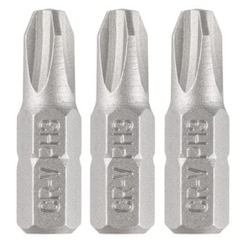 PH3 x 25 mm bitovi, 3 kom.