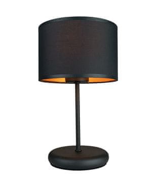 GH 1xE27 Nia crna noćna lampa