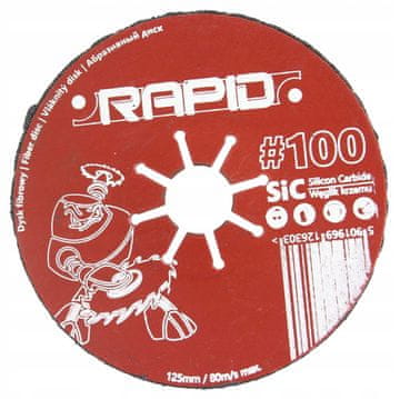 Rapid Fiber disk 125 mm P100