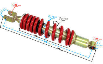 Moretti Stražnji amortizer Hyper 125