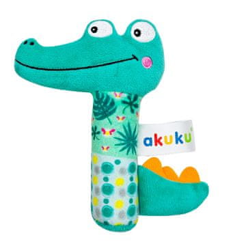 AKUKU A0644 Škripava zvečka krokodil