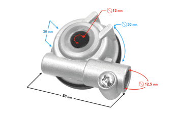Moretti Izolirani ženski okrugli cilindrični konektori 4mm 0.5-1.5mm2 10A 10 kom AMIO-03073
