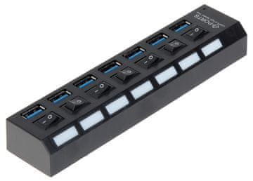 Delta USB hub 3.0 HUB-USB3.0-1/7 55 cm