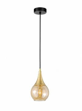 GH Viseća lampa 1xE27 LACRIMA MED/ZLATNA