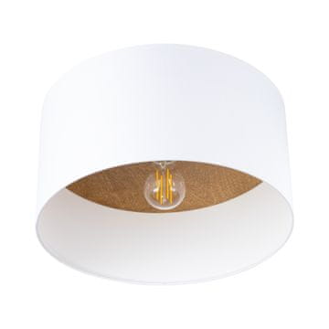 Sollux TELESTO stropna lampa bijela/svijetlosmeđa
