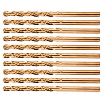 HSS-Co svrdla za metal 4,8 mm, 10 kom.