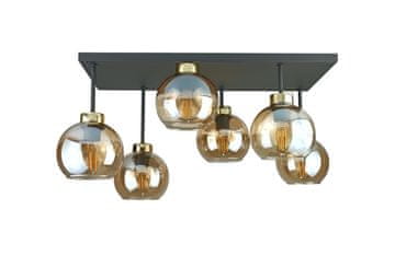 GH Stropna lampa 6xE27 Nessa Zlatna/Medena