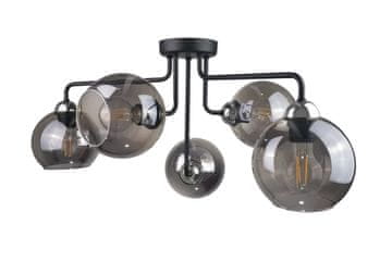 GH Stropna lampa 5xE27 COSMO CRNA/SREBRNA