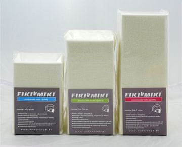 FIKI MIKI Frotirna plahta 140x70 Krem