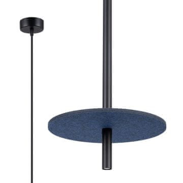 Sollux FELTRO 1 viseća lampa crna/mornarsko plava