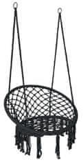 EH Viseća stolica Stork's Nest TOGO crna