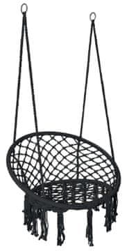EH Viseća stolica Stork's Nest TOGO crna