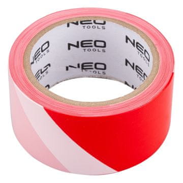 Crveno-bijela traka za upozorenje 50 mm x 100 m