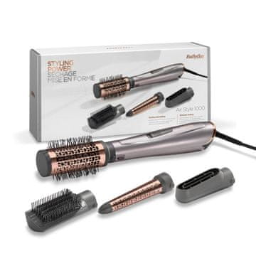BaByliss BaByliss AS136E Air Style 1000 – vroča sračna četka za komu 1000 W, 4 nastavki, ionska tehnologija