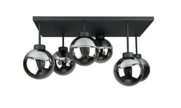 GH Stropna lampa 6xE27 Dea Crna/Dimljena