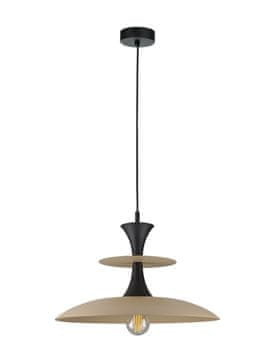 GH Viseća lampa 1xE27 Celesta Latte/Crna