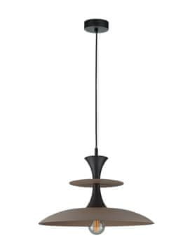 GH 1xE27 Celesta smeđa/crna viseća lampa