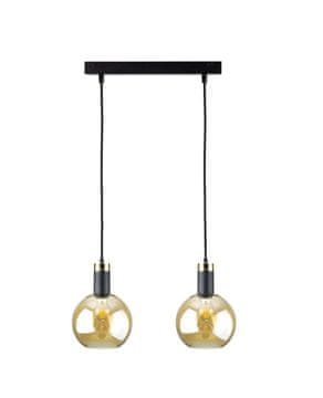 GH Viseća lampa 2xE27 Auralis Crna/Zlatna