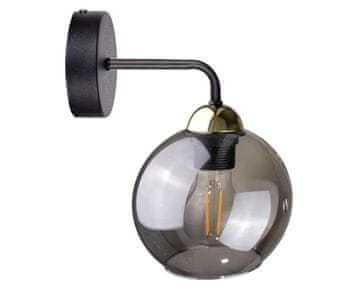 GH Zidna lampa 1xE27 COSMO CRNA/ZLATNA