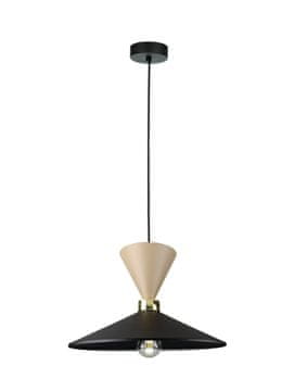 GH Viseća lampa 1xE27 Amaris Latte/Crna