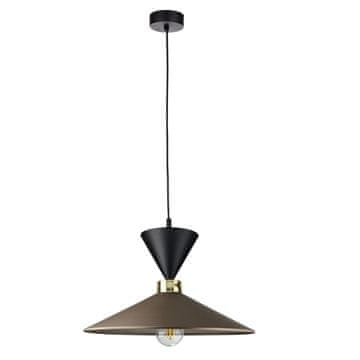 GH Viseća lampa 1xE27 Amaris Crna/Smeđa