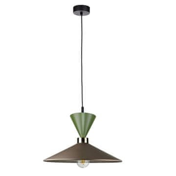 GH Viseća lampa 1xE27 Amaris Kaki/Smeđa