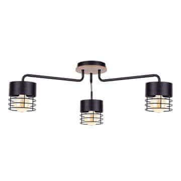 GH Stropna lampa 3xE27 CASA CRNO DRUGO