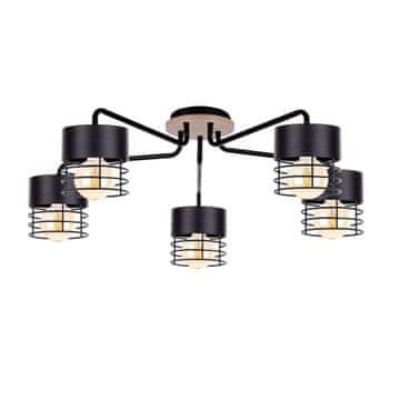 GH Stropna lampa 5xE27 CASA CRNO DRUGO
