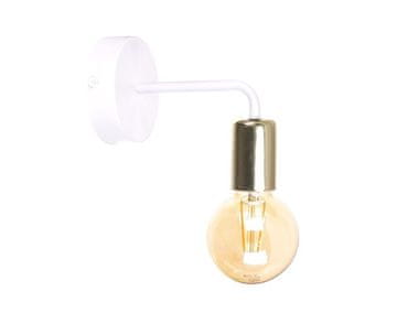 GH Zidna lampa 1xE27 NIXON BIJELA/ZLATNA