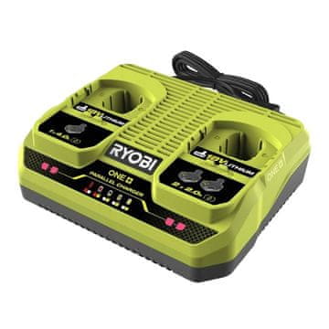 205094 RYOBI punjač 18V / 2 priključka