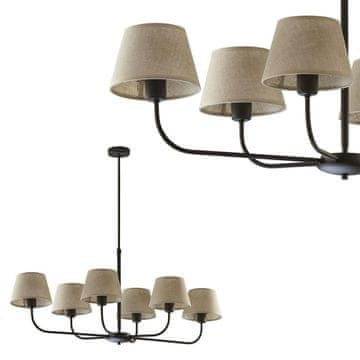 TK Lighting CHICAGO LINEN 3999 TK luster