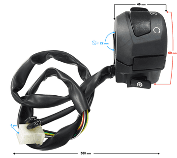 Moretti LED radna svjetiljka SKULL lubanja dodatna dekorativna 12V 24V AMIO-03696