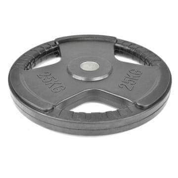 Master Metalni uteg s gumiranom površinom 25 kg