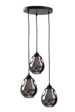 GH Viseća lampa 3xE27 LOKI CRNA