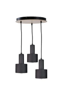 GH Viseća lampa 3xE27 LUCE CRNO DRVO