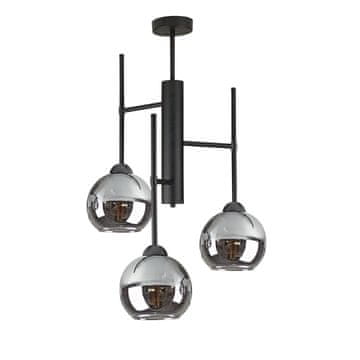 GH Stropna lampa 3xE27 ROCKET SMOKY