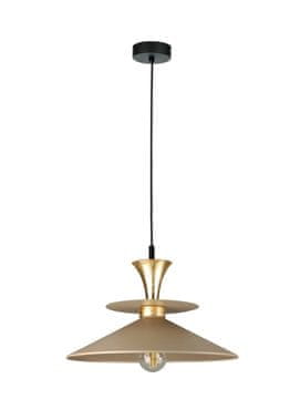 GH Viseća lampa 1xE27 Della Gold/Latte