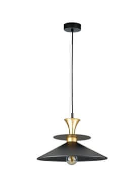 GH Viseća lampa 1xE27 Della Zlatna/Crna
