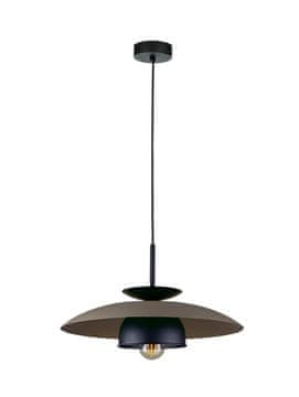 GH 1xE27 Zenya smeđa/crna viseća lampa