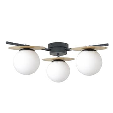 GH Stropna lampa 3xE14 Luma Crna/Latte